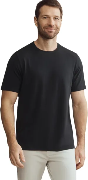 Rhone Men's Origin Performance Tee - Ultrasoft Cotton Blend Fabric, Lightweight, Moisture-Wicking, Anti-Odor T-Shirt