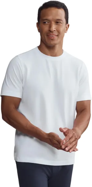 Rhone Men's Origin Performance Tee - Ultrasoft Cotton Blend Fabric, Lightweight, Moisture-Wicking, Anti-Odor T-Shirt
