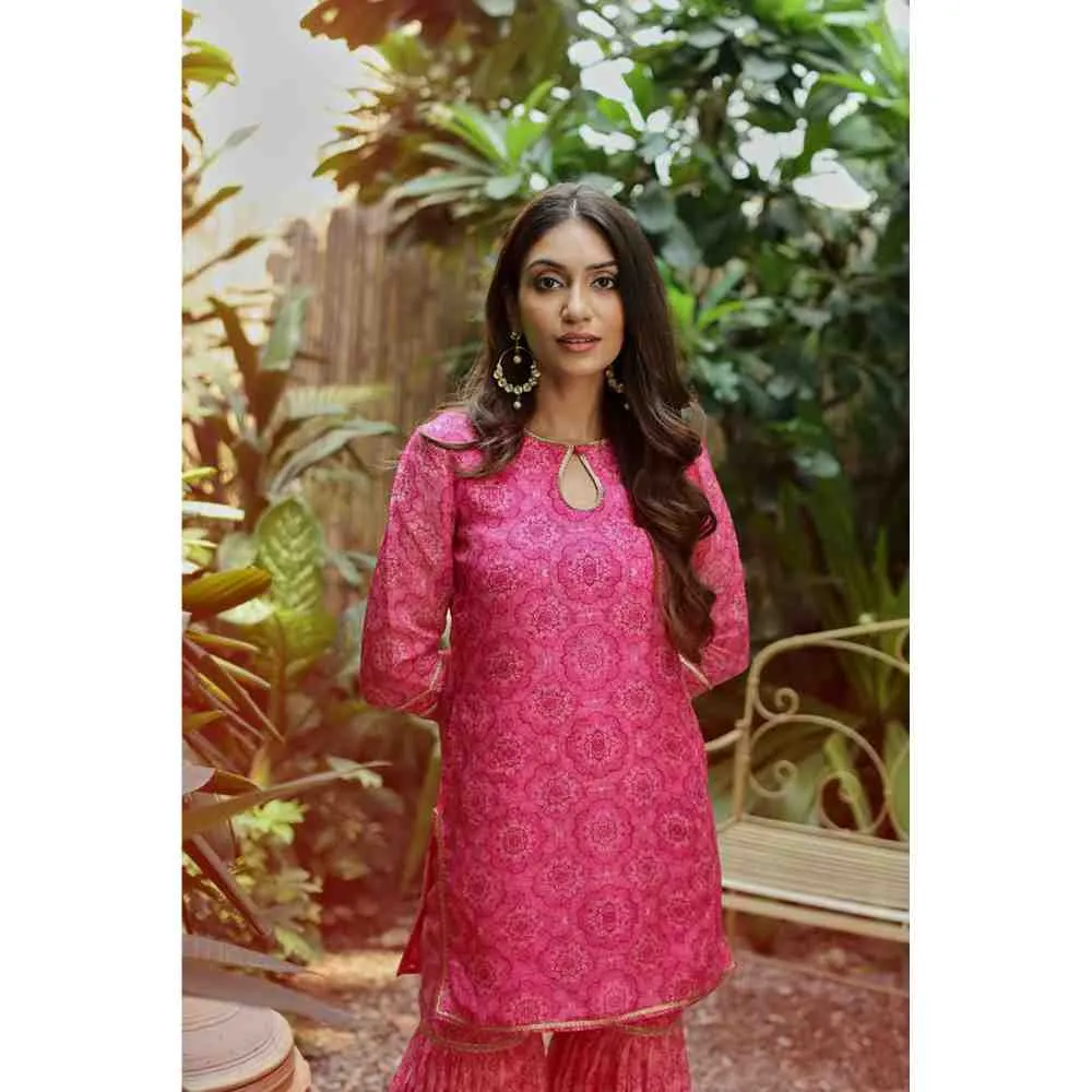 Roze Aksa Sharara (Set of 3)