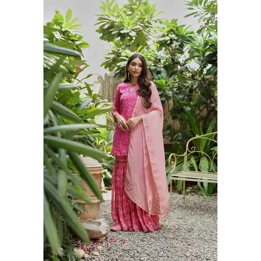 Roze Aksa Sharara (Set of 3)