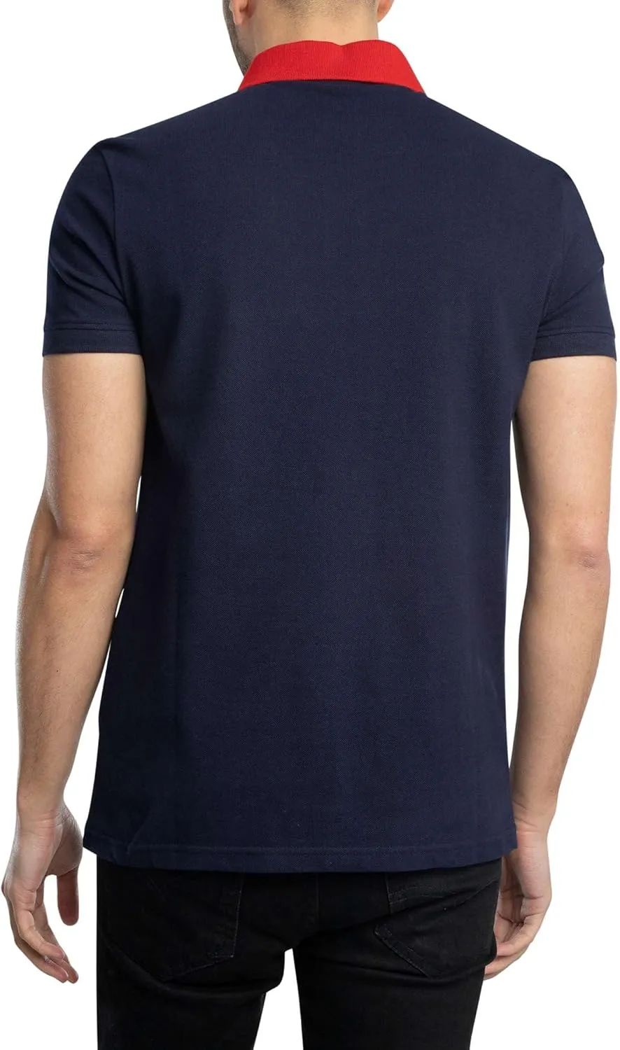 Sergio Tacchini Men's Supermac Polo Shirt, Maritime Blue/Adrenaline Rush/Nautical