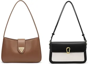 Small Shoulder Bag Purses For Women Vegan Leather Crossbody Bag Women's Purse Handbags Evening Clutch With Adjustable Strap