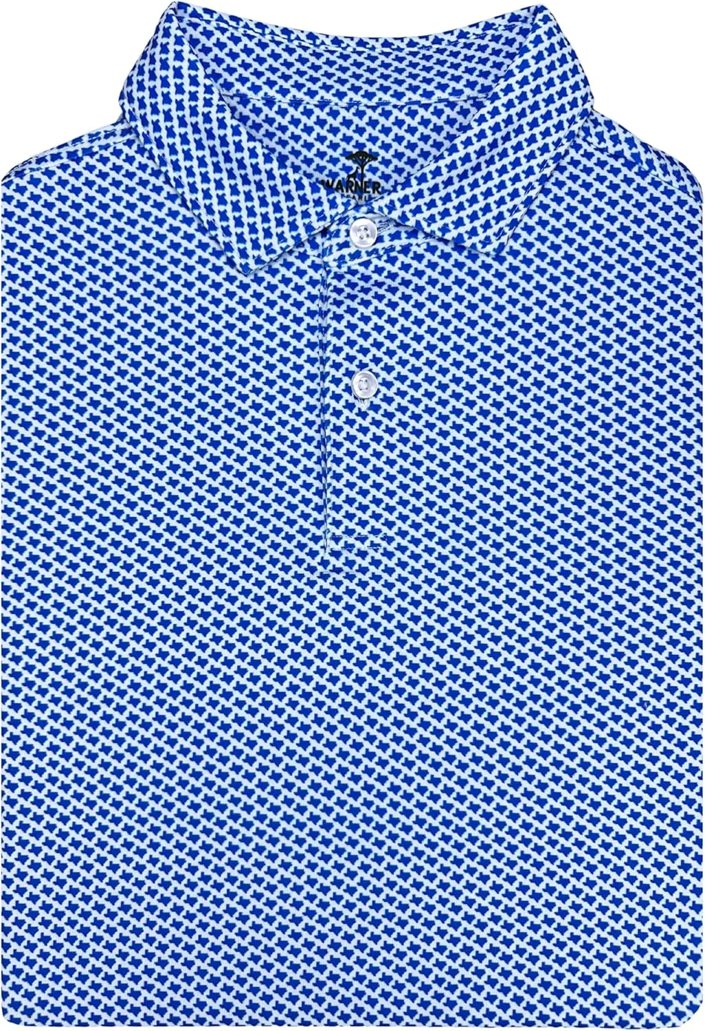 State Print Golf Shirt for Men  Mens University Polo Moisture Wicking Dry Fit Performance Short Sleeve Regular Fit