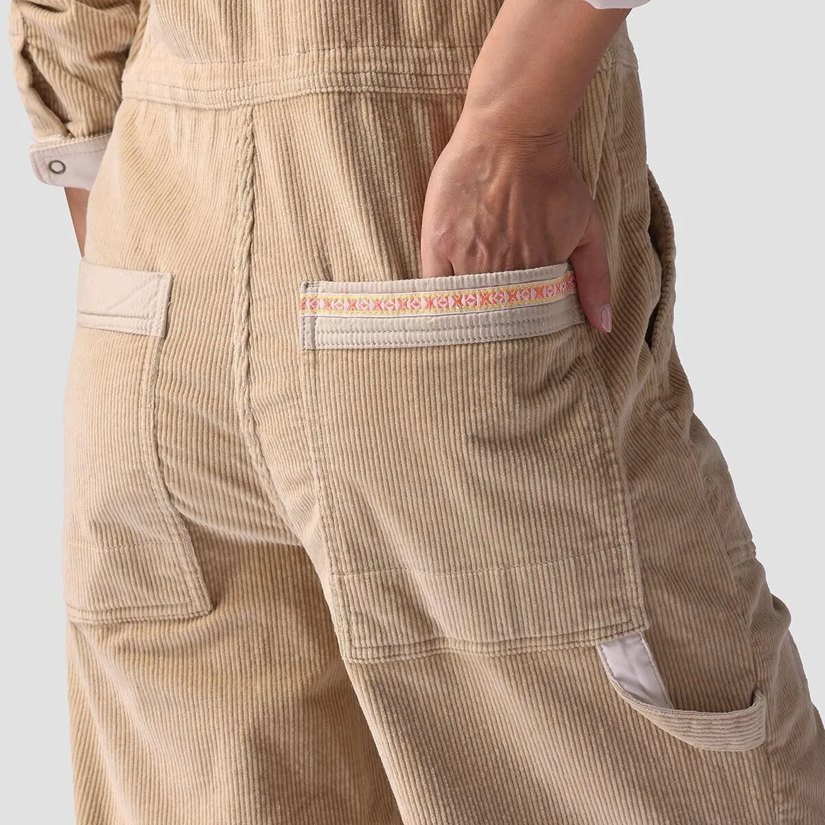 Stoic, Wide Leg Corduroy Jumpsuit - Women's