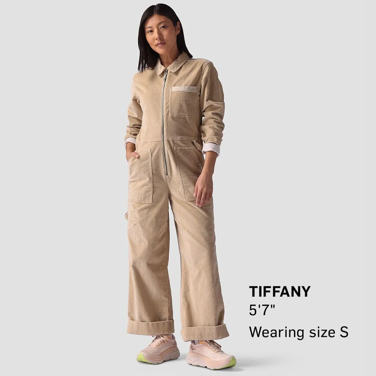Stoic, Wide Leg Corduroy Jumpsuit - Women's