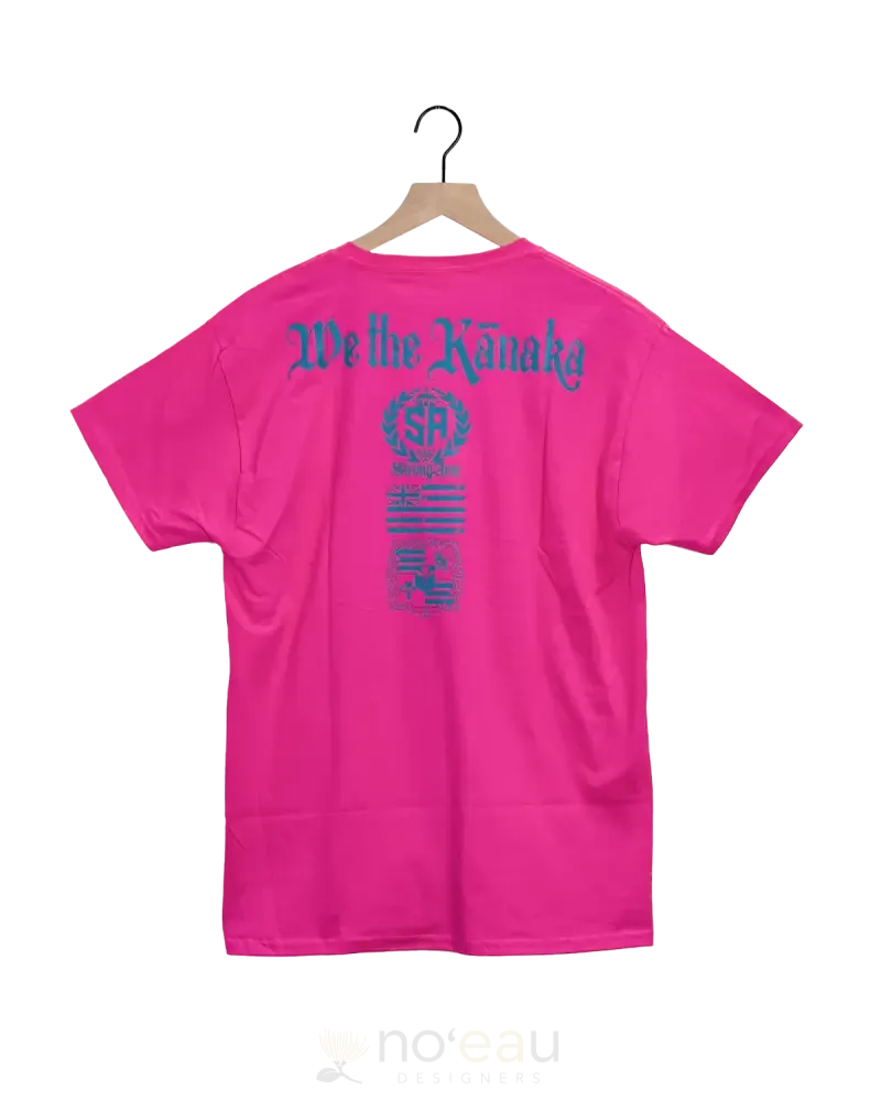 STRONGARM HAWAIIANS - We The Kanaka Pink/Teal Shirt