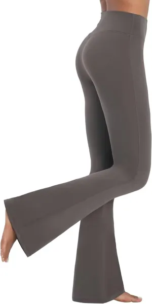 Sunzel High Waist Mini Flared Leggings for Women, Tummy Control Casual Flare Yoga Pants for Yoga Workout Gym