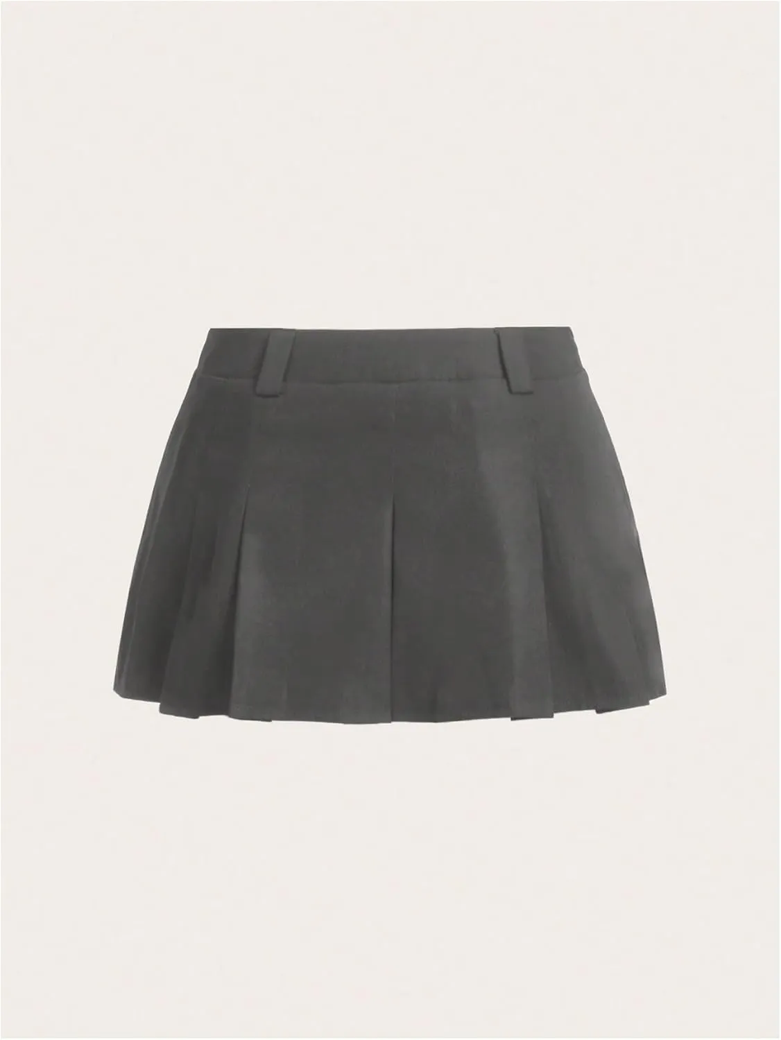 SweatyRocks Women's Low Waist Pleated Mini Skirt A Line Ruffled Skater Skirts