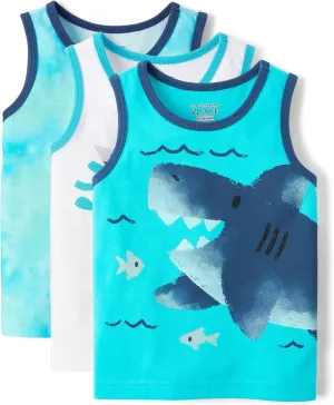 The Children's Place Boys' and Toddler Assorted Sleeveless Tank Tops