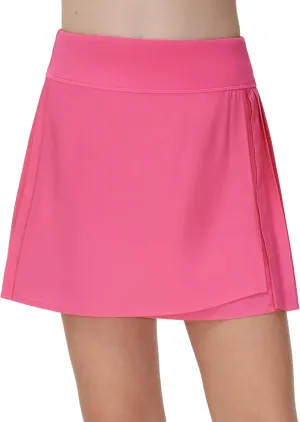 THE GYM PEOPLE Girls' Pleated Tennis Skirts 2 in 1 Kids Athletic Running Golf Skorts with Shorts Pockets