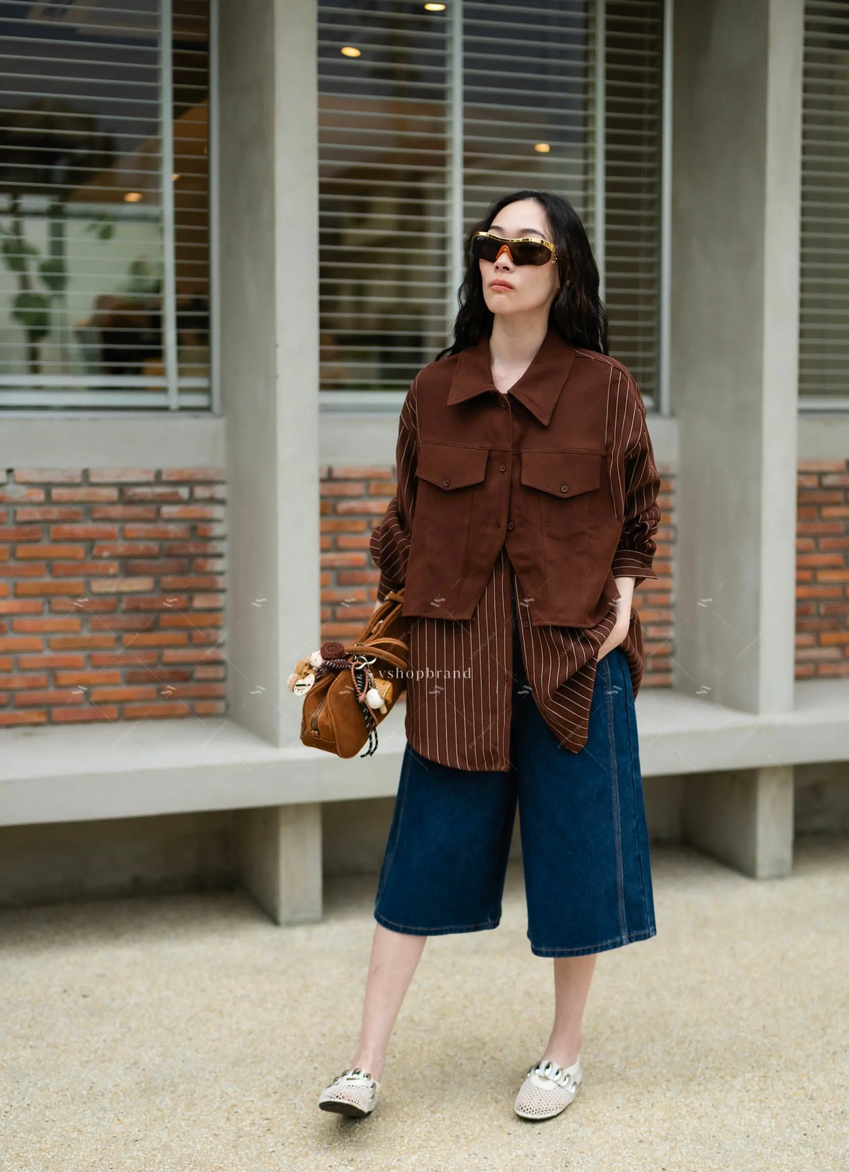 The ziva shirt Brown
