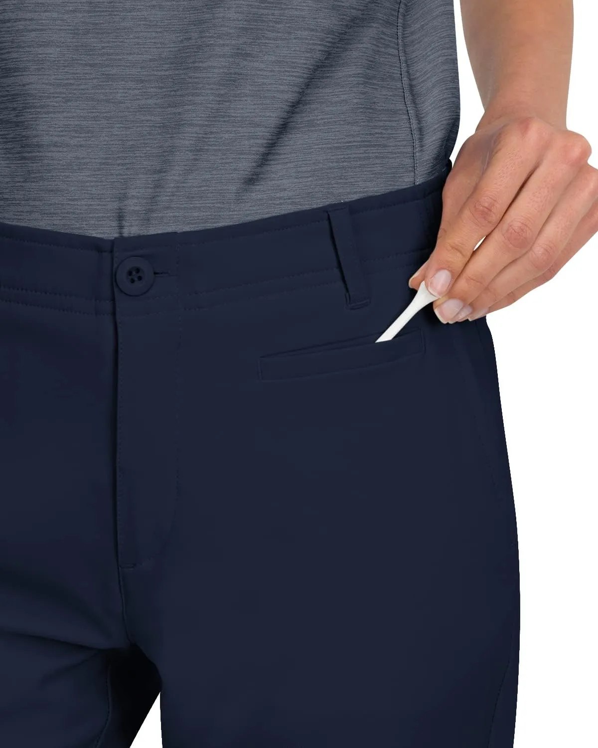 Three Sixty Six Womens Quick Dry Golf Pants - Front Coin Pocket, 4-Way Stretc, Anti-Odor & Moisture Wicking Fabric