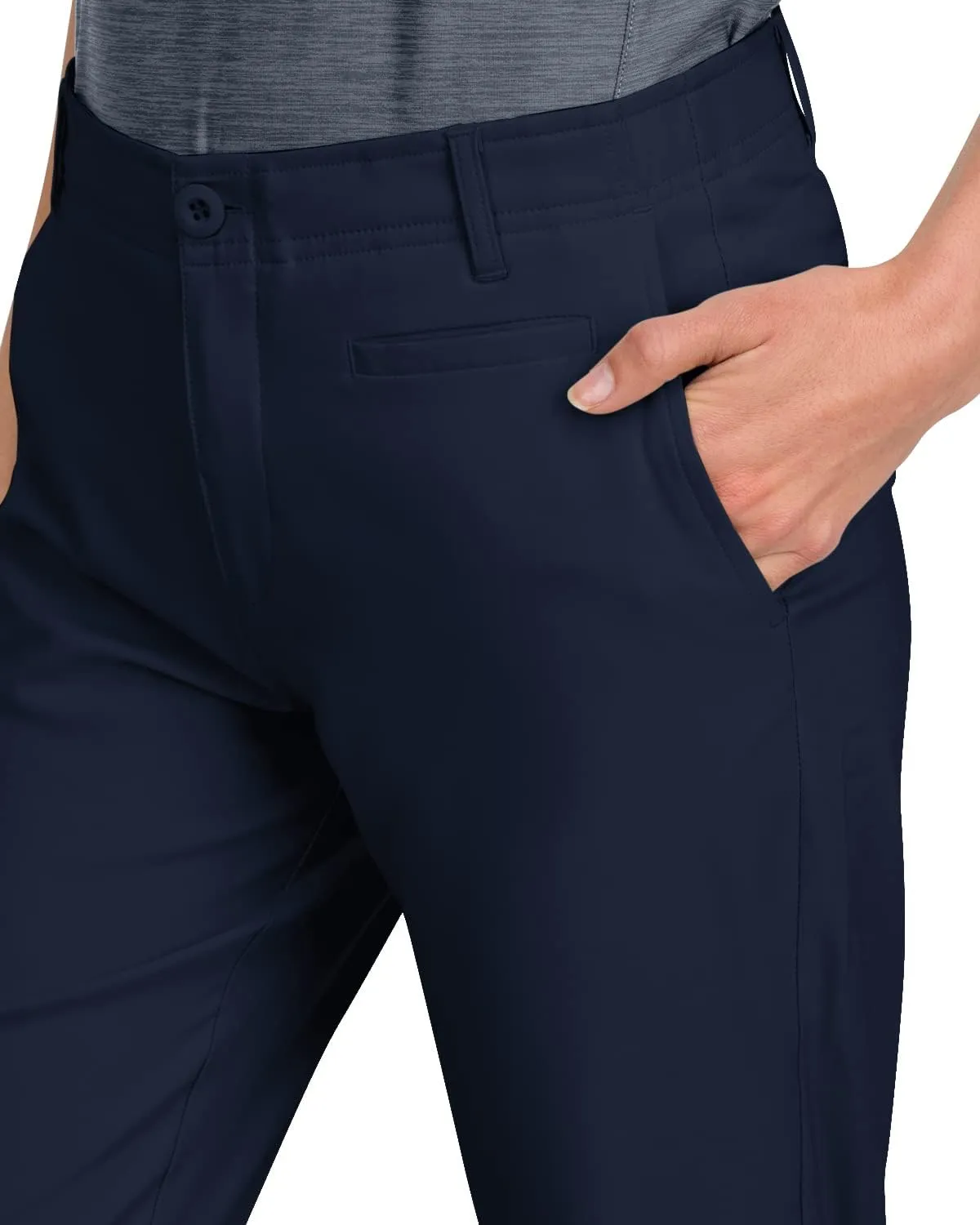 Three Sixty Six Womens Quick Dry Golf Pants - Front Coin Pocket, 4-Way Stretc, Anti-Odor & Moisture Wicking Fabric
