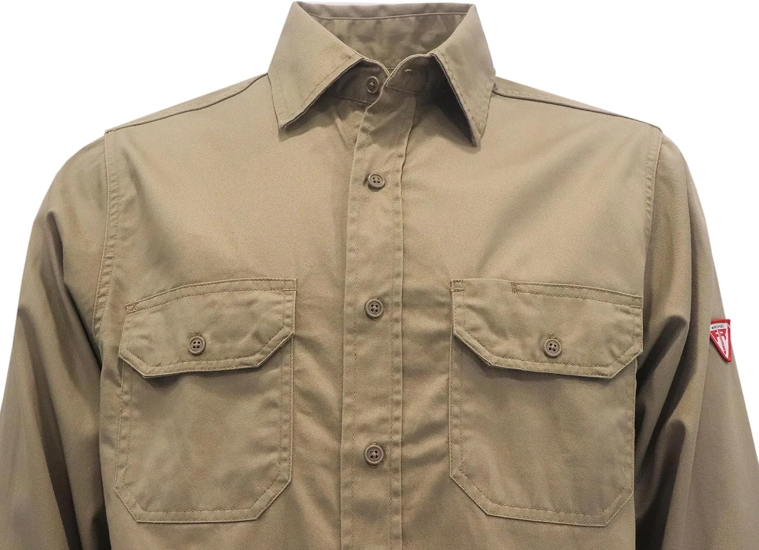 TICOMELA FR Shirts for Men Flame Resistant/Fire Retardant Shirt NFPA2112 7.5oz Men's Welding Shirt