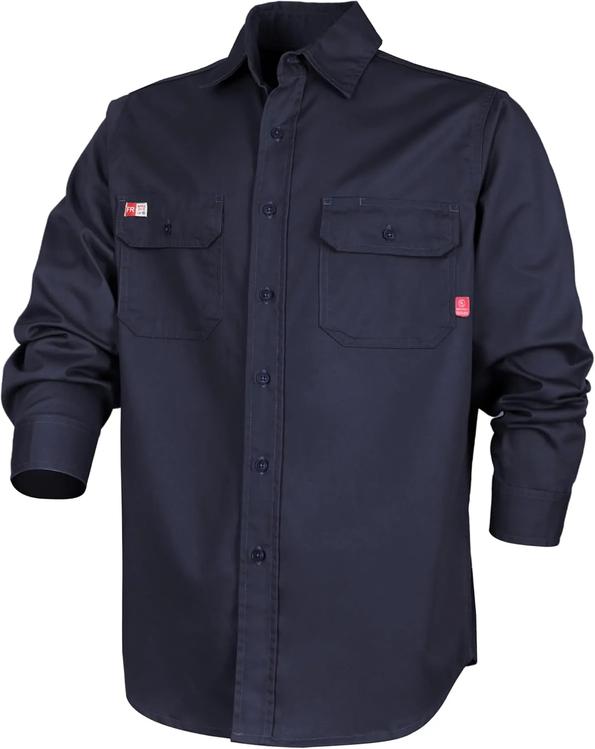 TICOMELA FR Shirts for Men Flame Resistant/Fire Retardant Shirt NFPA2112 7.5oz Men's Welding Shirt