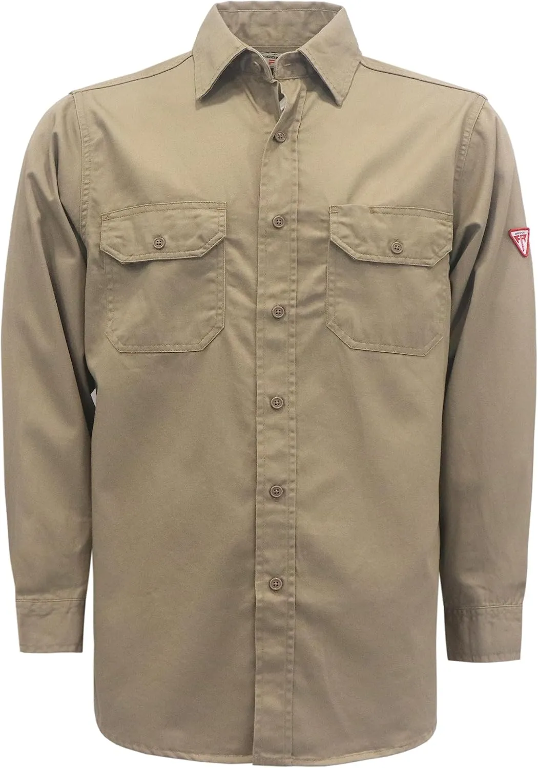 TICOMELA FR Shirts for Men Flame Resistant/Fire Retardant Shirt NFPA2112 7.5oz Men's Welding Shirt