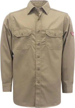 TICOMELA FR Shirts for Men Flame Resistant/Fire Retardant Shirt NFPA2112 7.5oz Men's Welding Shirt