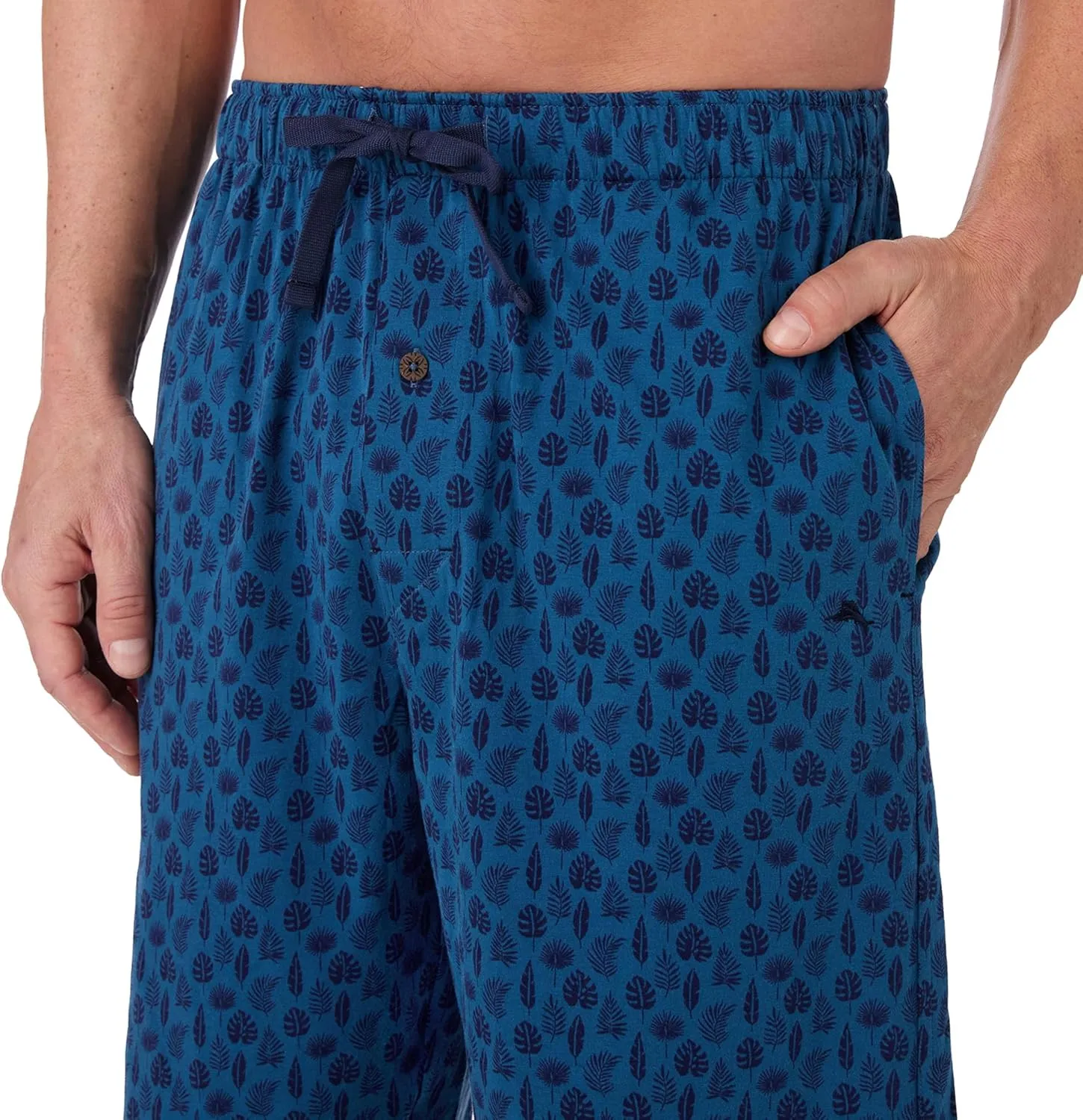 Tommy Bahama - Men's Essential Printed Lounge Short, Stretch Jersey Pajama Shorts for Sleep or Lounge