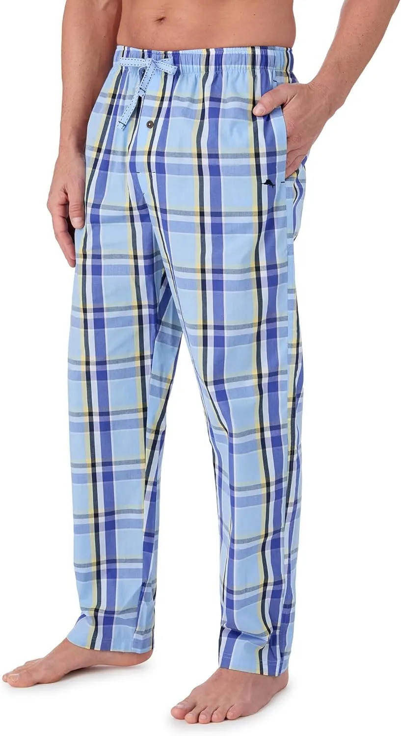 Tommy Bahama - Men's Essential Printed Sleep Pant, Woven Pajama Pants for Sleep or Lounge