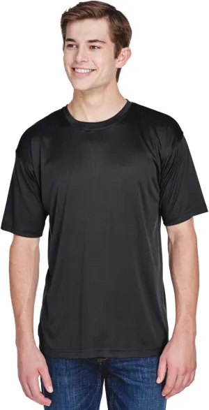 UltraClub Men's Cool & Dry Basic Performance T-Shirt XL BLACK