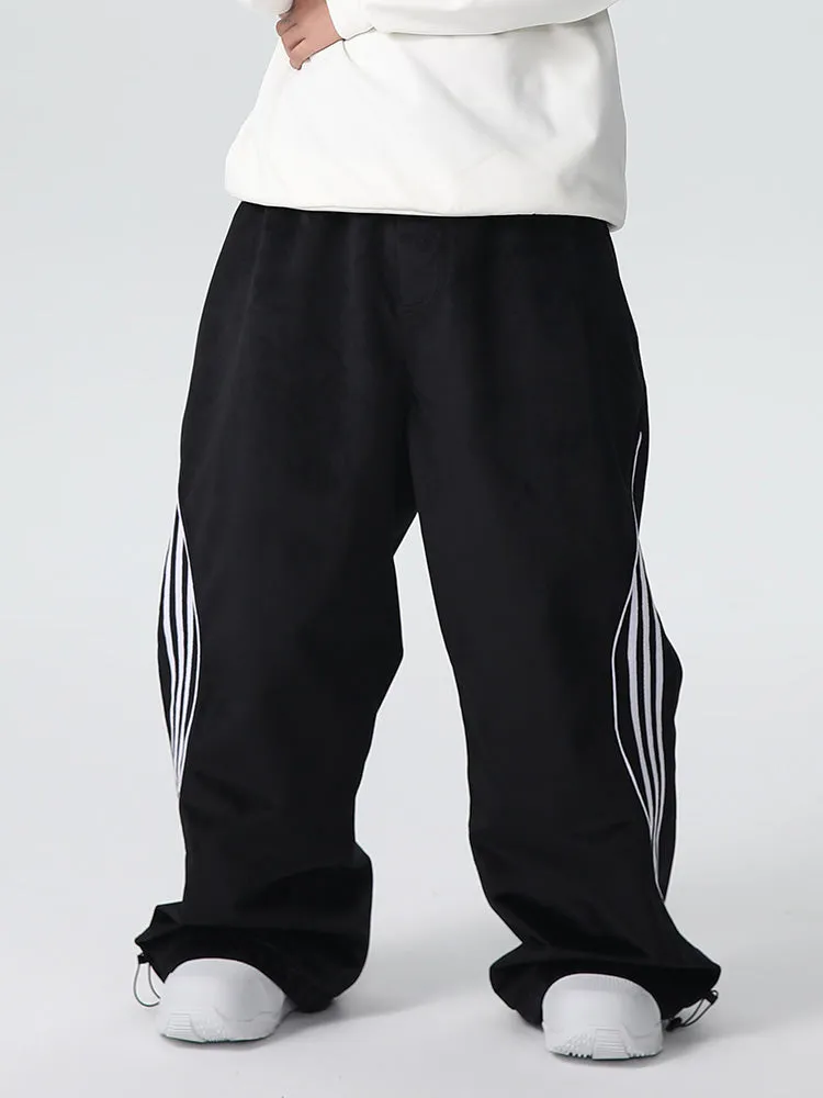Unisex Oversize Fleece Baggy Snow Pants