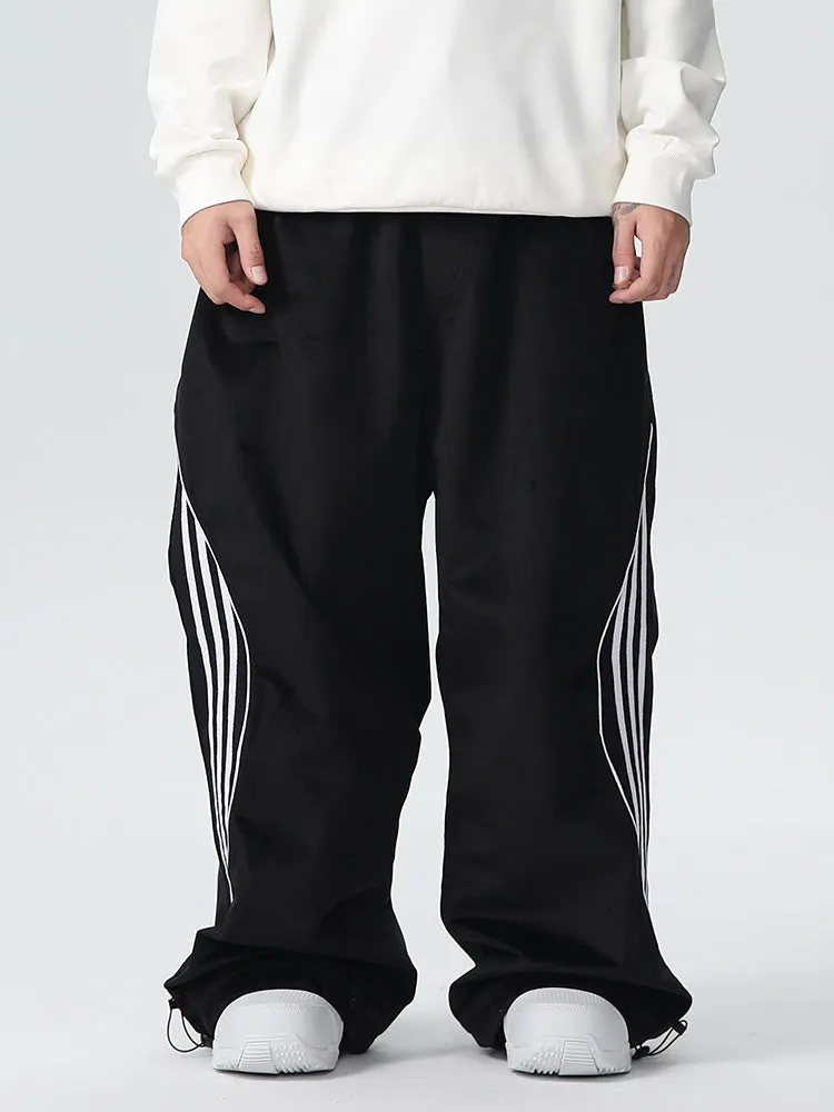 Unisex Oversize Fleece Baggy Snow Pants