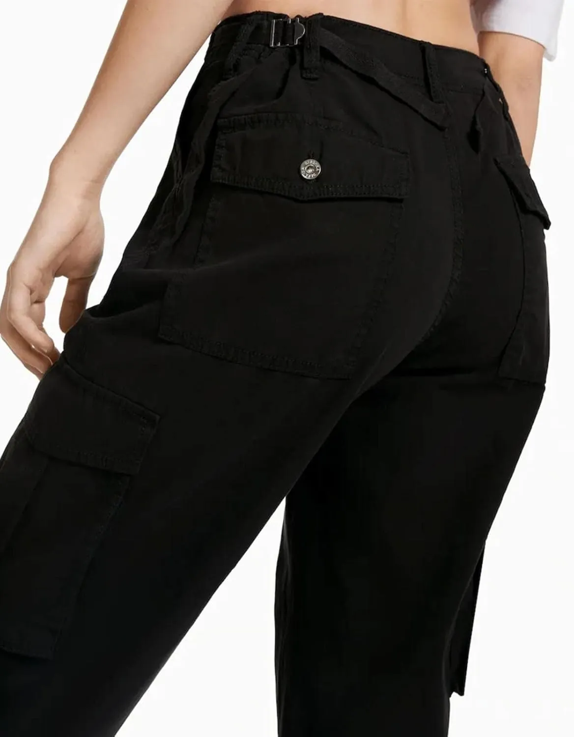 Wide Leg Sweatpants Winter Slack Work Capris with Pockets Straight Leg High Waisted