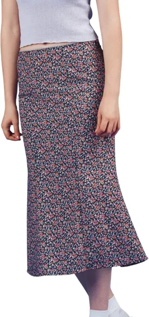 Women Harajuku E-Girl 90s Fashion Midi Skirt Retro Long Maxi Y2k Skirt A Line Bathing Suit Bikini Cover Up Skirts Dress