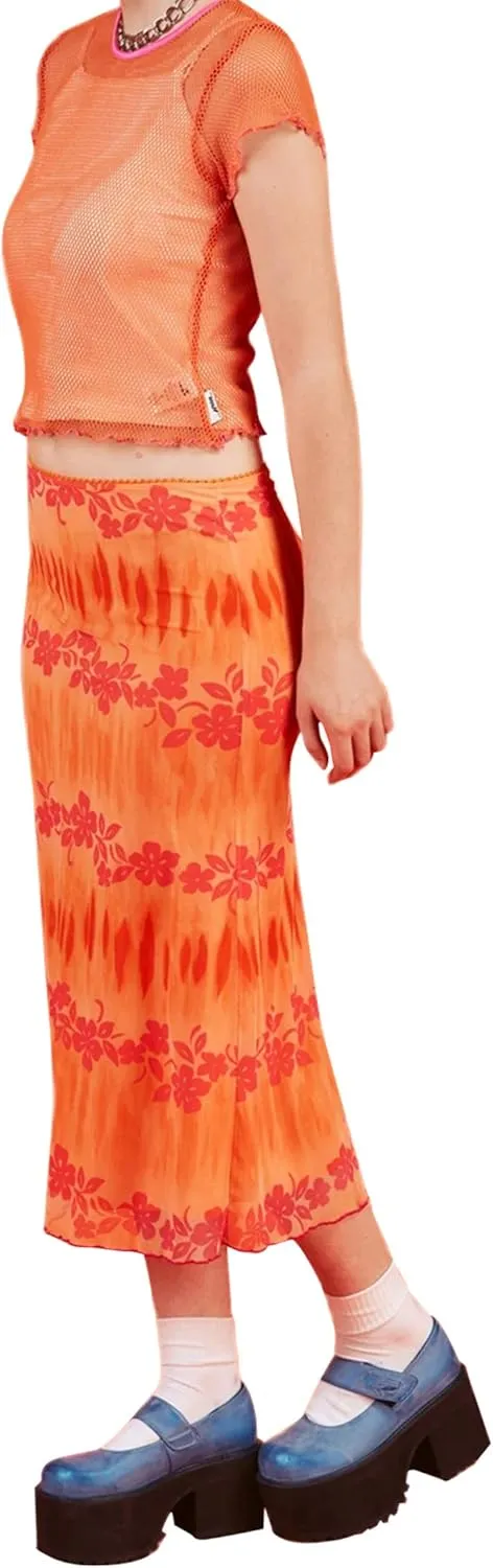 Women Harajuku E-Girl 90s Fashion Midi Skirt Retro Long Maxi Y2k Skirt A Line Bathing Suit Bikini Cover Up Skirts Dress