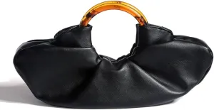Women Satin Evening Handbag Pleated Satin Clutch Formal Dressy Purses Ruched Hobo Bag for Wedding Prom Cocktail Party