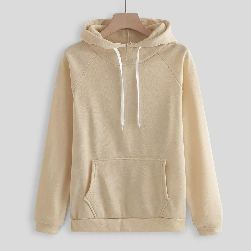 Womens 2 Piece Tracksuits Oversized Pullover Long Sleeve Hoodie Lounge Joggers Fashion Winter Sweatsuit Outfits Pocket