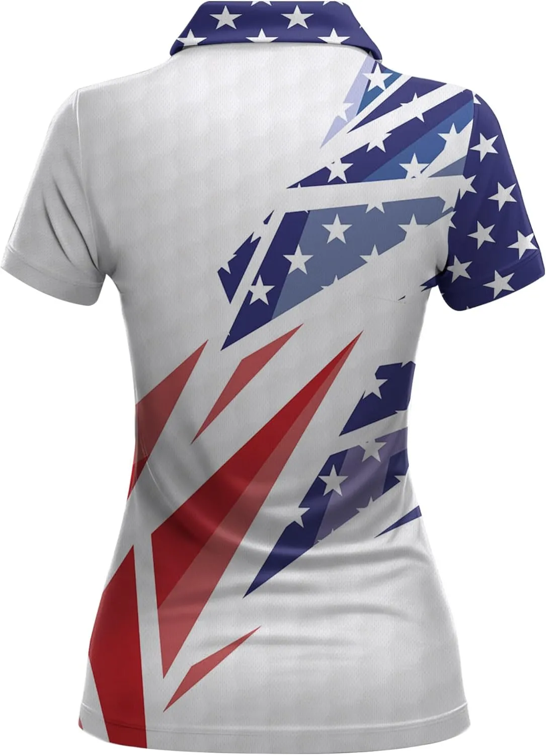 Womens Golf Shirts Hawaiian Funny Print Polo Shirt for Women Golf Shirt Athletic Polos