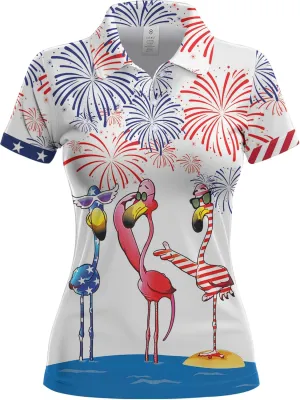Womens Golf Shirts Hawaiian Funny Print Polo Shirt for Women Golf Shirt Athletic Polos