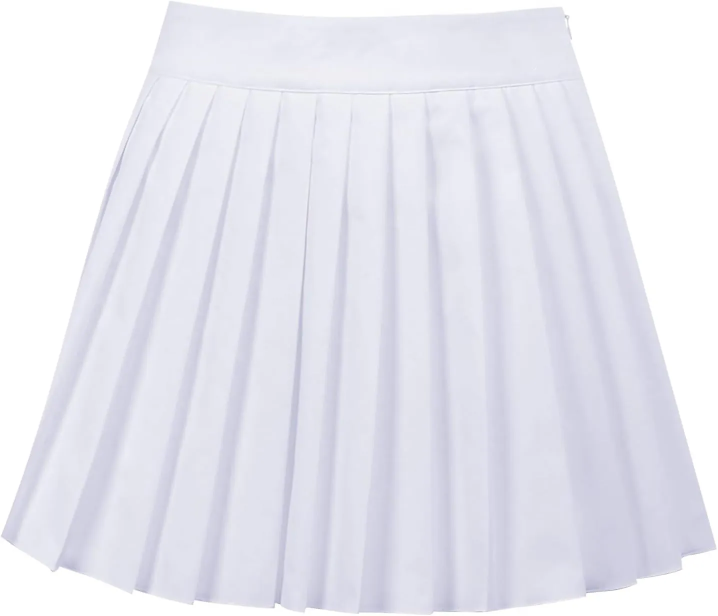 Women's High Waisted Pleated Skirt Black Mini Print Skirt with Sporty Skirt Dress