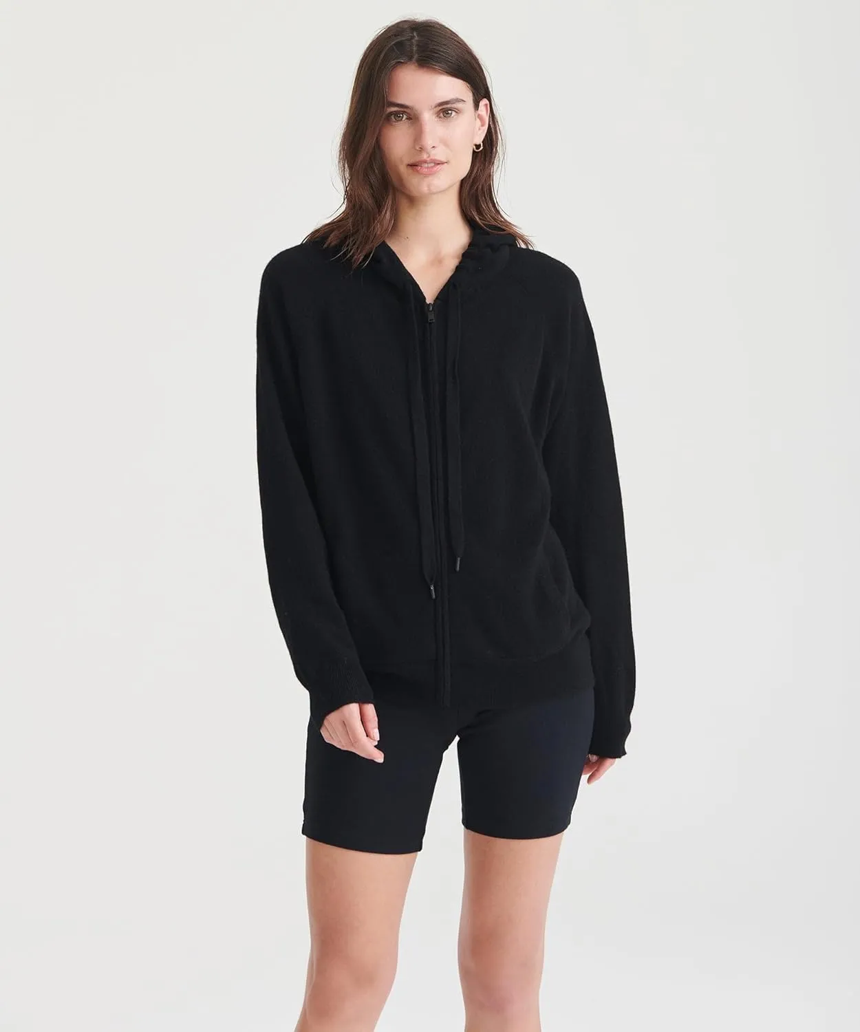 Women's Signature Cashmere Zip Up Hoodie