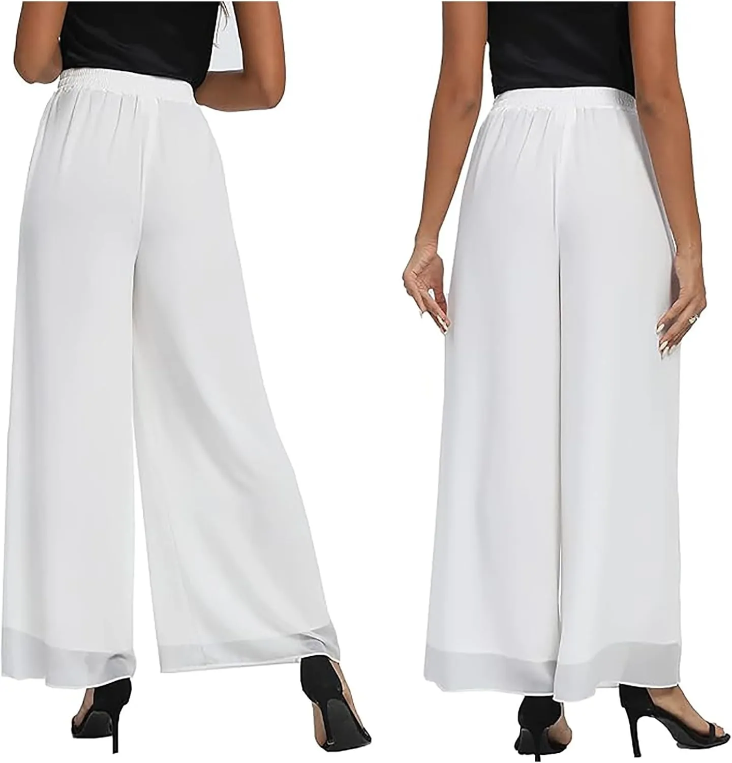 Womens Wide Leg Sweatpants Winter Corduroy Outfits Pants with Pockets Flare Leggings High Waisted