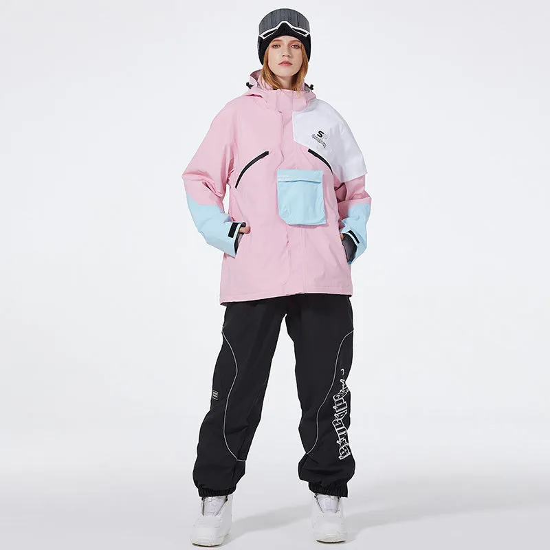 Women's Winter Skisuit Waterproof Windproof Ski Jacket and Pants Set
