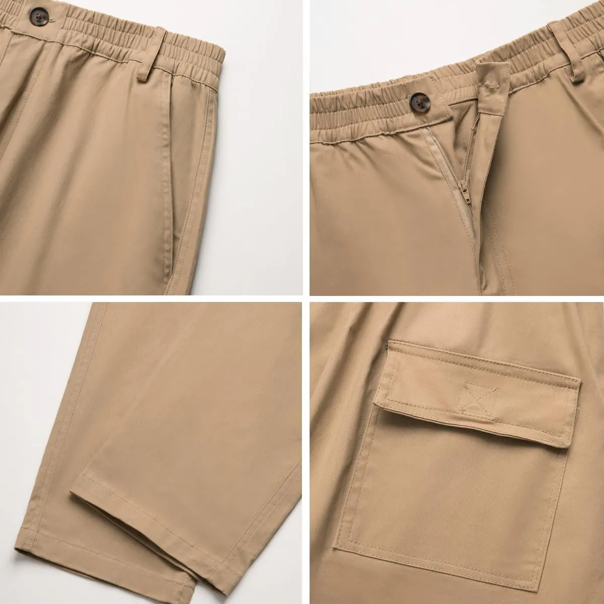WZIKAI Mens Cargo Pants Casual Joggers Sweatpants Athletic Workout Hiking Pants with Multi-Pockets