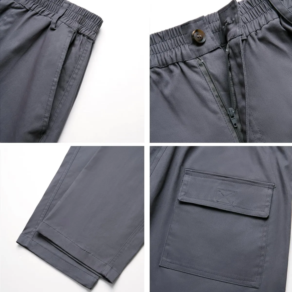 WZIKAI Mens Cargo Pants Casual Joggers Sweatpants Athletic Workout Hiking Pants with Multi-Pockets