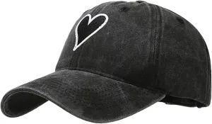 XYIYI Vintage Washed Distressed Baseball Cap Adjustable Cotton Dad Hat for Women Men