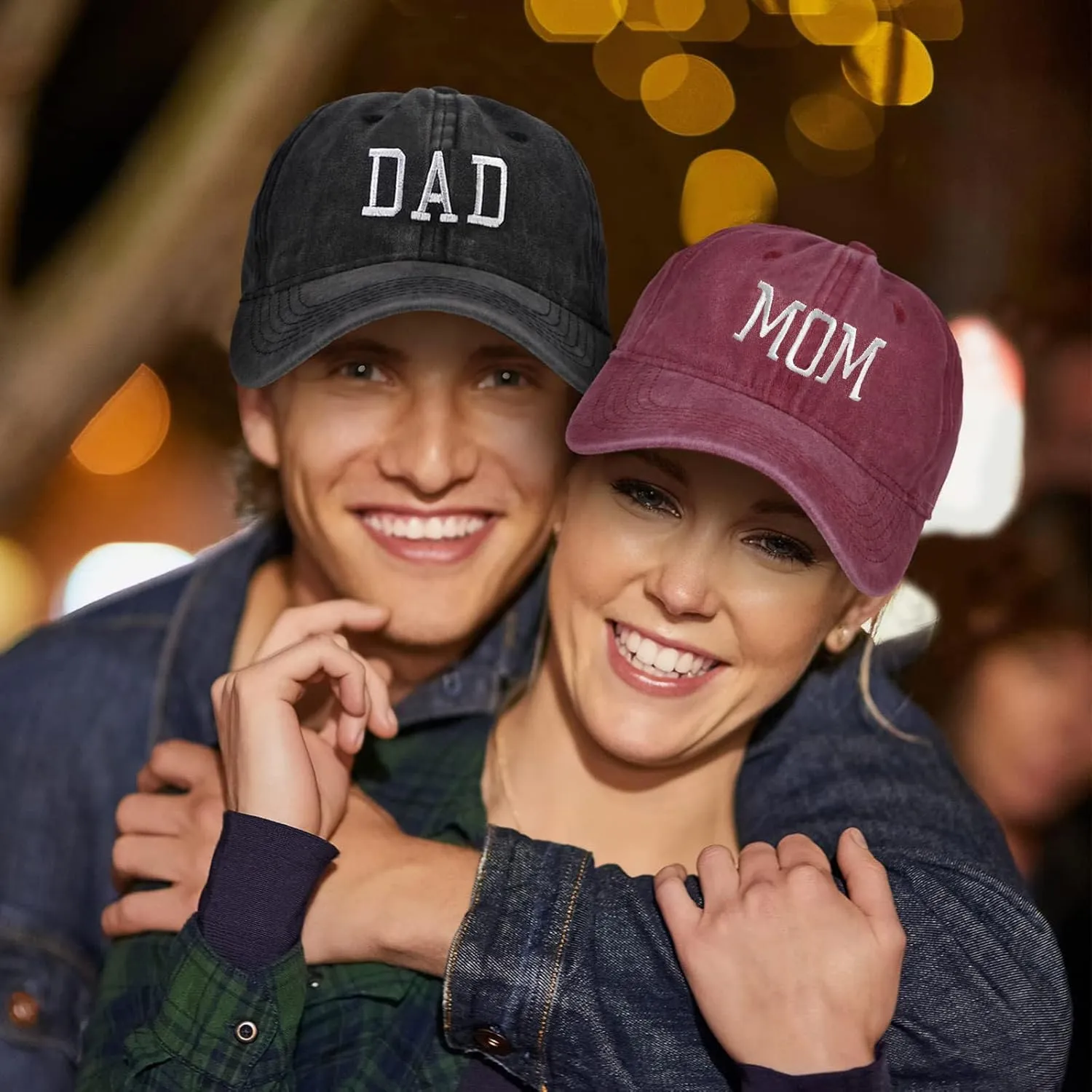 XYIYI Vintage Washed Distressed Baseball Cap Adjustable Cotton Dad Hat for Women Men