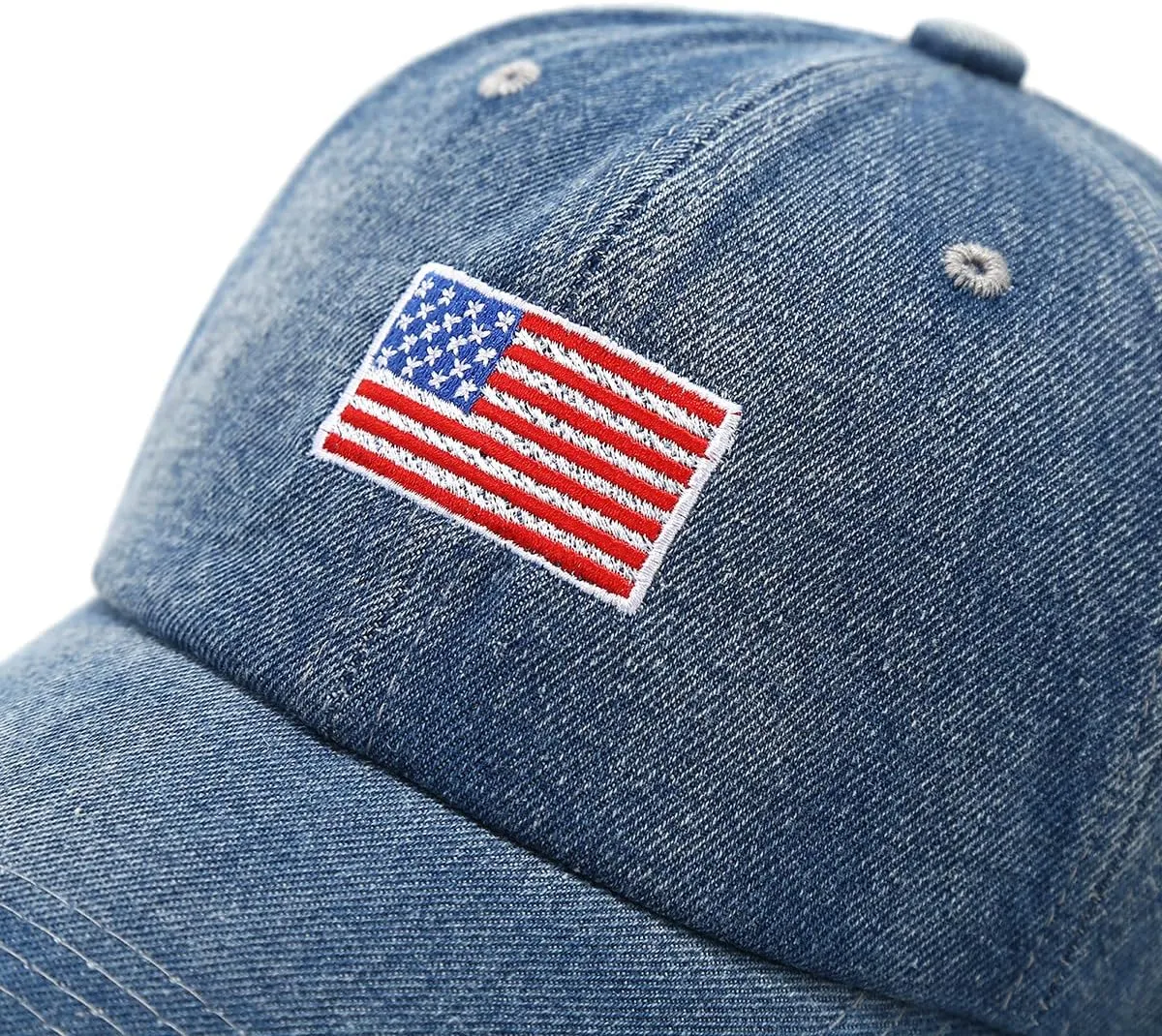 XYIYI Vintage Washed Distressed Baseball Cap Adjustable Cotton Dad Hat for Women Men