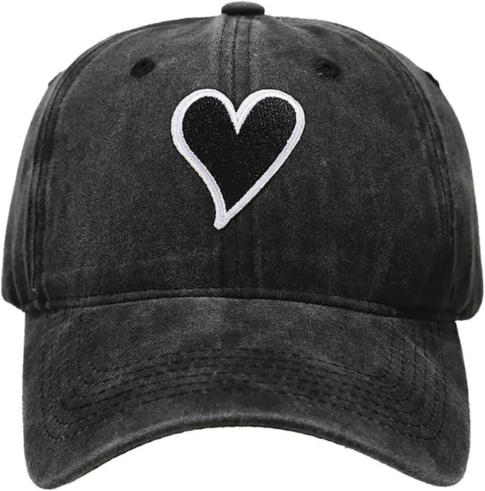 XYIYI Vintage Washed Distressed Baseball Cap Adjustable Cotton Dad Hat for Women Men