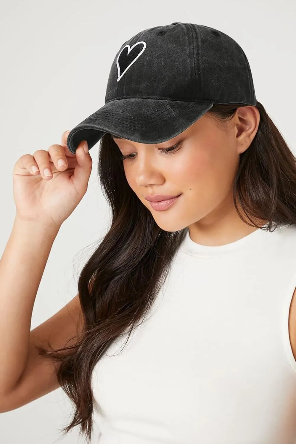 XYIYI Vintage Washed Distressed Baseball Cap Adjustable Cotton Dad Hat for Women Men