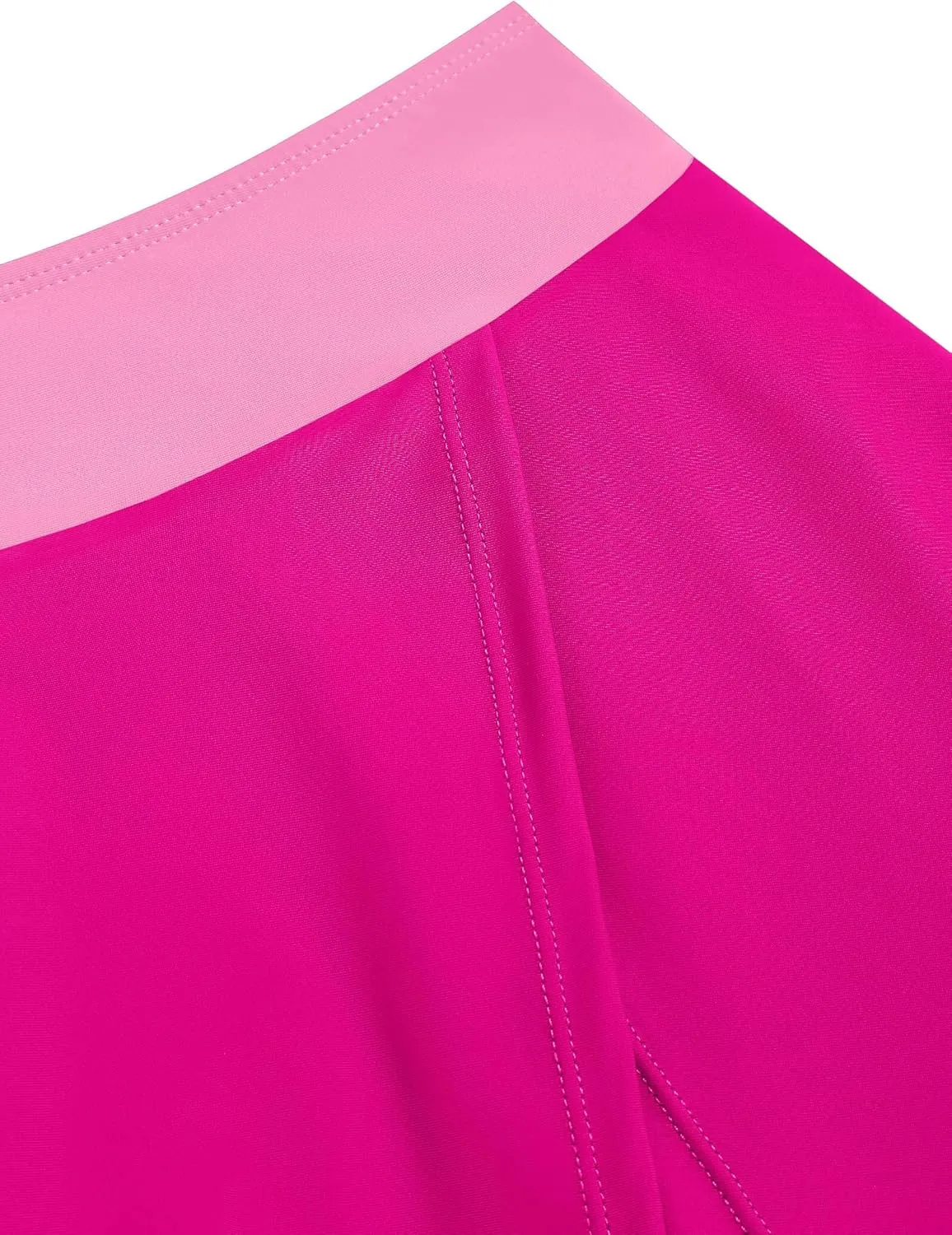 ZAFUL Women High Waisted Bikini Sets Color Block Two Piece Swimsuit Sporty Push Up Bathing Suit with Swim Skirts Swimwear