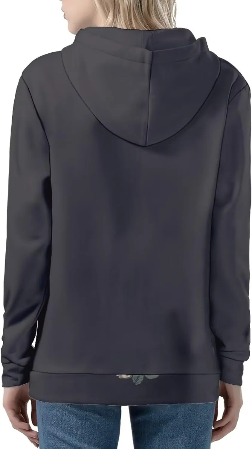 Zip Up Hoodie Women Long Sleeve Oversized Sweatshirts Fall Y2K Hoodie Jacket with Pockets